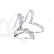 Curved Engagement Ring ENCU1180